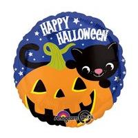 43cm Halloween Cat Foil Balloon