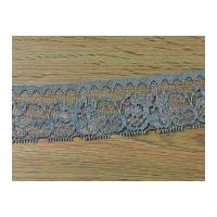 43mm Nylon Lace Trimming Grey
