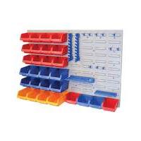 43pc Storage Bin Set C/w Wall Panels