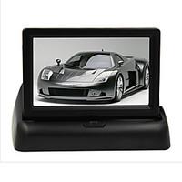 43 fold lcd car monitor dvd tv rear view screen for parking sensor cam ...