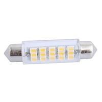 43mm 3.5W 160LM 3000K 15x3020 SMD Warm White LED for Car Reading/License Plate/Door Lamp (DC12V, 1Pcs)