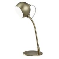 4391AB Searchlight Magnetic Head Table Lamp In Antique Brass