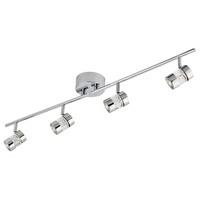 4414cc bubbles chrome led 4 way ip44 bathroom spotlight