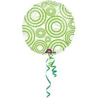 45cm Green Foil Party Balloon