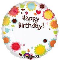 45cm Happy Birthday Foil Balloon