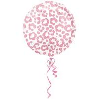45cm Pink Cheetah Party Balloon