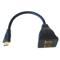 4.5m Gold HDMI A-Male DVI-D Male