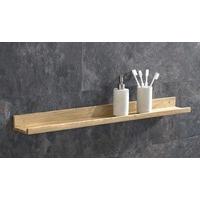 45cm Long Solid Oak Hand Made Bathroom Shelf