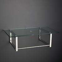 45cm by 45cm Square Clear Glass Wall Mounted Shelf Kit with Brackets and Fixings