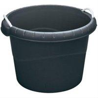 45l Plastic Rope Bucket-black