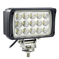 45W 15 LEDs Rectangle Work Light