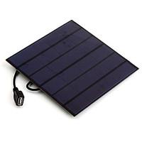 4.5W 5V USB Output Monocrystalline Silicon Solar Panel Charger for iPhone 6S Samsung HUAWEI (SW4505U)