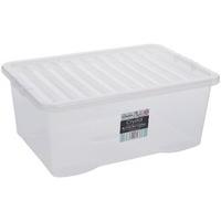 45 Litre Crystal Clear Storage Box With Lid