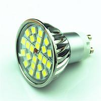 4.5W GU10 LED Spotlight MR16 24 SMD 5050 300 lm Warm White Cool White Dimmable AC220 V 1 pcs