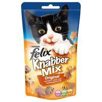 45g/60g Felix Crispies/Goody Bags Cat Treats - 2 for £2!* - Goody Bag Treats - Cheesy Mix (2 x 60g)
