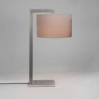 4555 + 4095 Ravello Table Lamp in Matt Nickel c/w Oyster Shade
