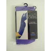 46cm Long Purple Temptress Gloves