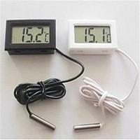 4.72.81.4cm LCD Aquarium Refrigerator Electronic Digital Display Thermometer.