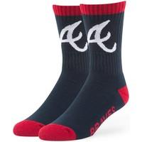 47 Brand MLB Atlanta Braves Bolt Socks - Navy men\'s Stockings in blue