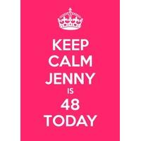 48th Pink | Forty Eighth Birthday Card