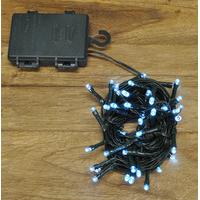 48 led white memory string lights battery by gardman