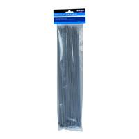 4.8mm x 370mm Silver Cable Ties 50 Piece Set