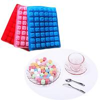 48 Letter Alphabet Silicone Cake Mould Baking Chocolate Ice Cube Tray (Random Color)