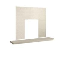 48In x 15In Perla Stone Hearth And Back Panel Set