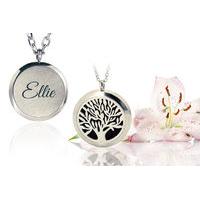 £4.99 instead of £13.99 for a personalised oil diffuser tree of life necklace from Shop Sharks - save 64%