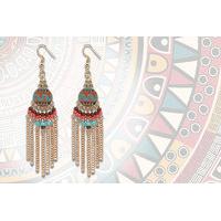 £4.99 instead of £19.99 (from Your Ideal Gift) for a pair of boho-style Aztec earrings - save 75%