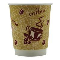 4Aces Double Wall 12oz Red Bean Paper Cup Pack of 500 HHDWPA12