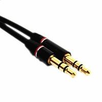 4ft 1.2m Male to Male 3.5mm Jack Stereo Audio Extension Aux Cable Universal PC