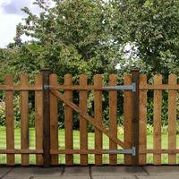 4ft round top picket gate