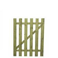 4ft Square Top Picket Pressure Treated Gate