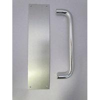 4FireDoors Pull Handle Satin Anodised Aluminium 19mm