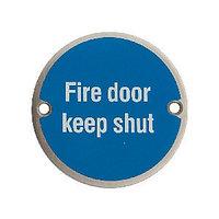 4FireDoors Fire Door Keep Shut Sign 75mm PK2