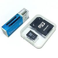 4gb microsdhc tf memory card with all in one usb card reader and sdhc  ...