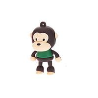 4gb cute rubber monkey usb flash drive