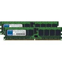 4GB (2 x 2GB) DDR2 667MHz PC2-5300 240-Pin Ecc Registered Dimm (Rdimm) Memory Ram Kit for Servers/Workstations/Motherboards (4 Rank Kit Non-Chipkill)