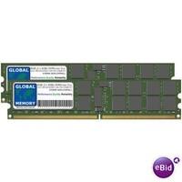 4GB DDR2 400/533/667MHz 240-Pin Ecc Registered Vlp Dimm Memory Ram for Servers/Workstations/Motherboards (2 Rank Chipkill)