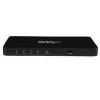 4k hdmi 4 port video splitter 1x4 hdmi splitter w solid aluminum housi ...