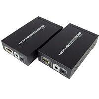 4k HDMI Over Ethernet Extender with IR - 100m CAT5e - 120m CAT6