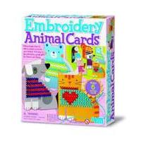 4M Embroidery Animal Cards Kit