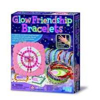 4m glow in the dark friendship bracelet multi colour