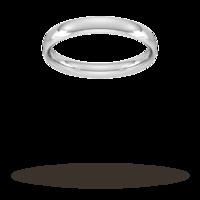 4mm Traditional Court Standard Wedding Ring in 950 Palladium- Ring Size V