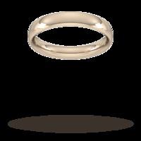 4mm Traditional Court Heavy Wedding Ring in 18 Carat Rose Gold- Ring Size U