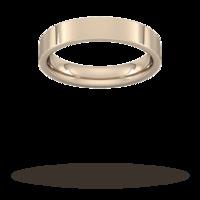 4mm Flat Court Heavy Wedding Rin...