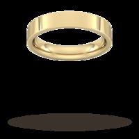 4mm Flat Court Heavy Wedding Rin...