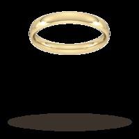 4mm Traditional Court Standard Wedding Ring in 18 Carat Yellow Gold- Ring Size T