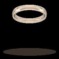4mm Traditional Court Standard Wedding Ring in 18 Carat Rose Gold- Ring Size V